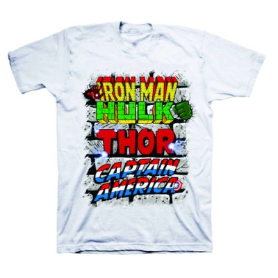 Camiseta - Herois Marvel